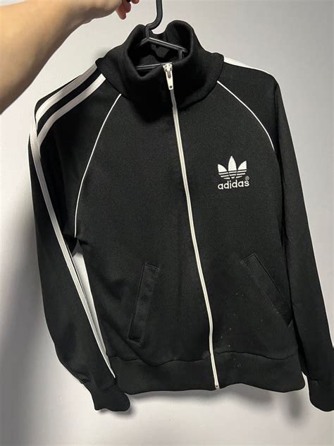 adidas classic jacket black inspired men s fashion coats jackets and outerwear on carousell