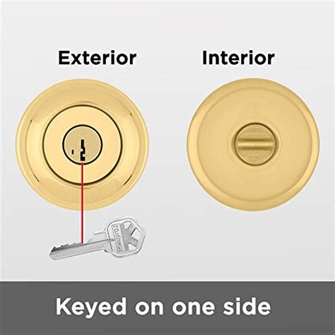 Kwikset Juno Keyed Entry Door Knob With Microban Antimicrobial