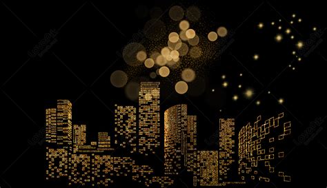 Real Estate Black Gold Poster Background Material Download Free