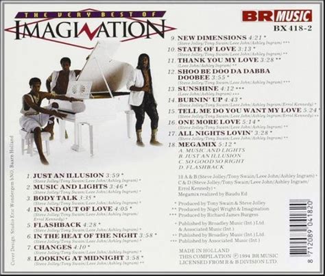 The Very Best Of Imagination Imagination Cd Album Muziek Bol