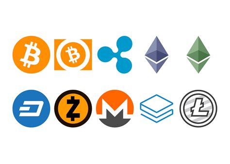 Cryptocurrency Logo Custom Designed Icons Creative Market