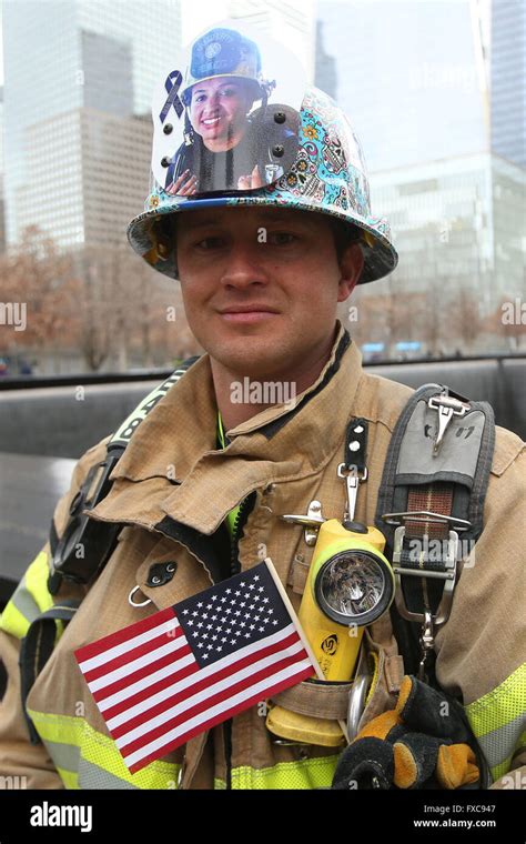 New York City Ny Usa 13th Mar 2016 Riverside County Firefighter