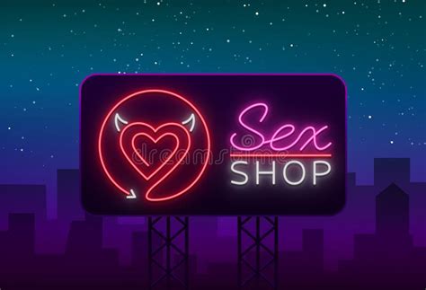 Sex Pattern Logo Xxx Concept For Adults In Neon Style Neon Sign
