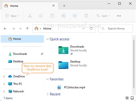 How To Remove Onedrive From File Explorer Navigation Pane In Windows