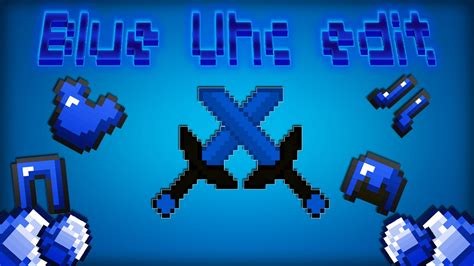 Minecraft Pvp Texture Pack Blue Uhc Edit 1718 Youtube