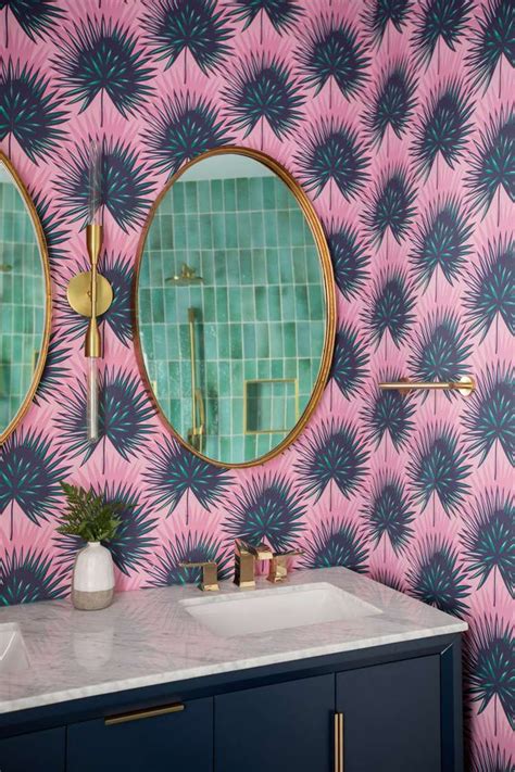 30 Beautiful Bathroom Wallpaper Ideas Chic Wallpaper Bathroom