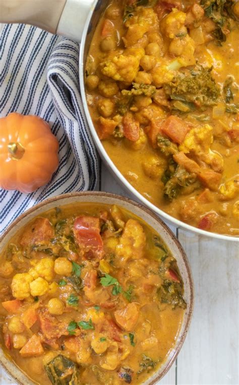 Pumpkin Coconut Curry Soup With Chickpeas Wine A Little Cook A Lot