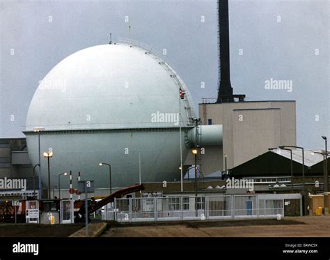 Dounreay Power Station Atomic Nuclear Fast Breeder Reactor Stock Photo