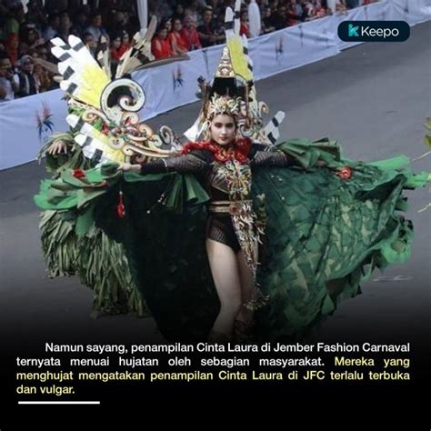 Check spelling or type a new query. Penampilan Cinta Laura di Jember Fashion Carnaval Dihujat