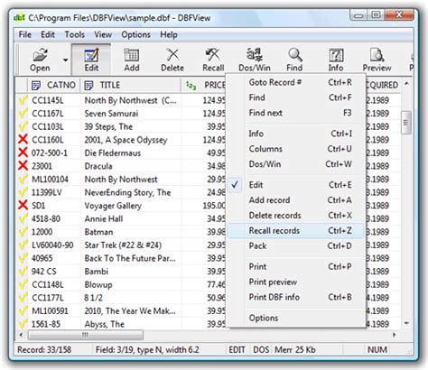 Dbc File Dbf Viewer Dbf Editor Dbf Convertor All In 1