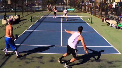 Pop Tennis Pro Level Set Highlights With Vahe And Roberto Vs Grant And Nick Youtube