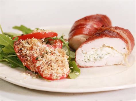 Provolone, spinach and shiitake mushroom stuffed chicken breast with shaved fennel and arugula greens. Stuffed Chicken Saltimbocca with Arugula and Tomato Salad ...
