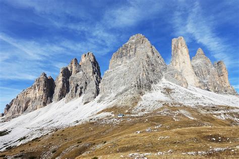 Dolomiti Tre Cime Di Lavaredo In Pot Okoli Njih Živi Za Danes