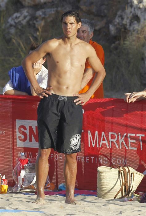 Rafa Nadal Gym Men Swim Trunk Trunks Swimming Sports Swimwear
