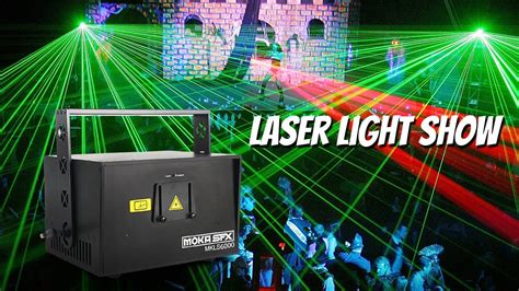 6w Rgb Laser Stage Light Show Laser Light Parties Youtube