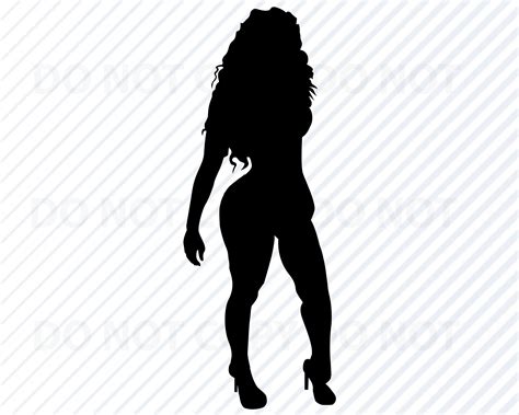 Afro Woman Face Silhouette
