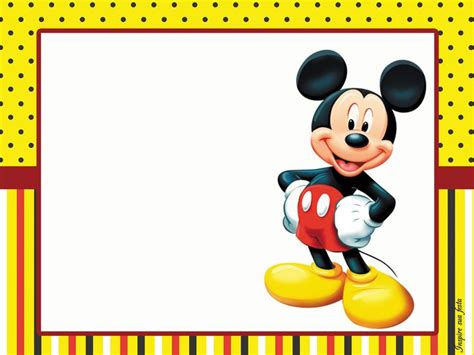 Mickey Mouse Border Clipart Free Download On Clipartmag