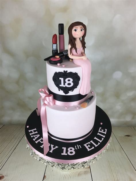 When you order a cake from us you become a cake me up vip! 18th birthday Cake with Mac Makeup - Mel's Amazing Cakes
