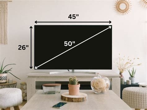 What Are The Dimensions Of A 50 Inch Tv Measuring Stuff
