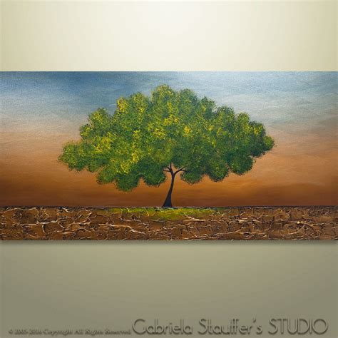 Abstract Painting Tree Painting Textured Painting By Catalin Abstract