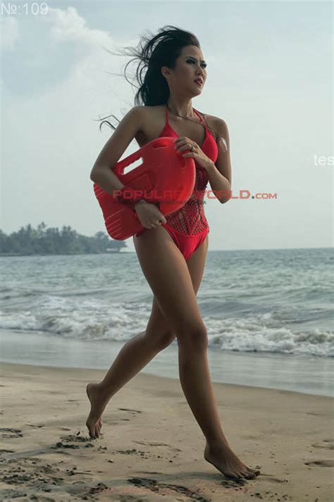 Swimsuit Bikini Model Crystal Oceanie Majalah Popular Swimsuit Edition