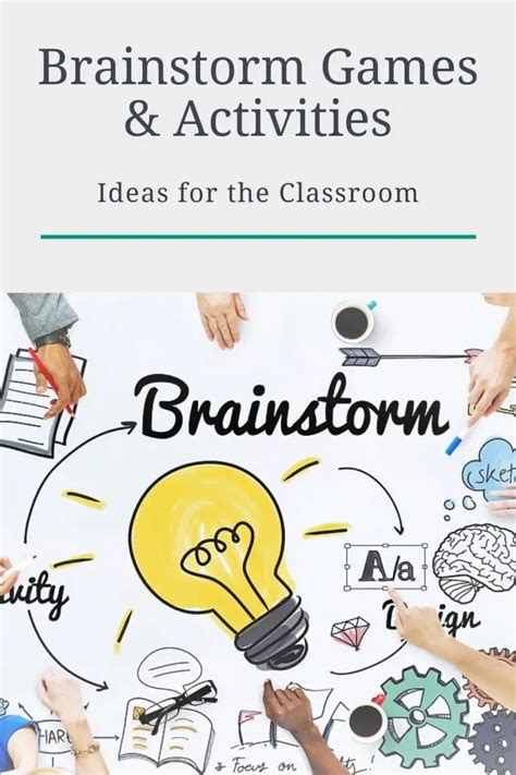 Fun Brainstorming Games Activities And Exercises For Students
