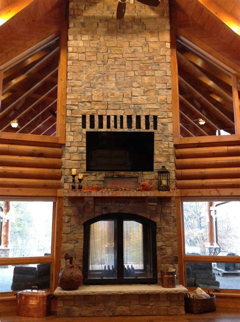 Acucraft Fireplaces Custom See Through Wood Burning Indoor Outdoor