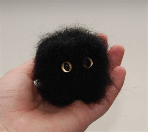 Fluffy Black Cat Amigurumi Kitten Crochet Cat Miniature Cat Etsy