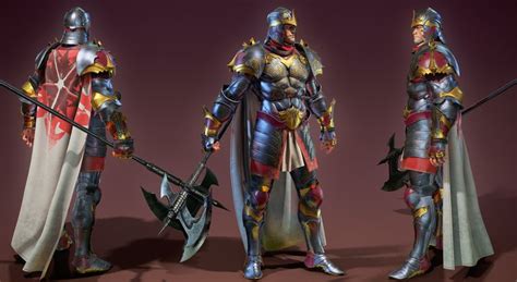 Artstation Knight Nikita Volobuev Knight Ancient Warriors