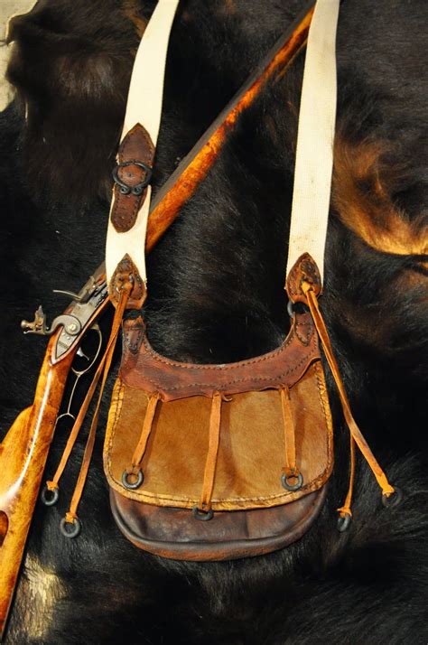 Black Powder Leather Possibles Bag Iucn Water