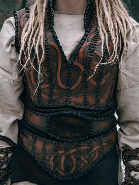 Lagertha Costume Viking Women Body Armor Larp Shieldmaiden Etsy