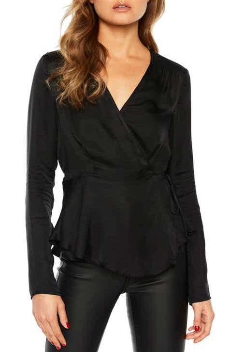 women s wrap blouses and tops nordstrom