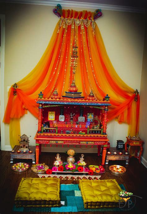 Pooja Room Diwali Temple Decoration At Home Jo Dwells Here