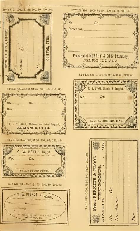 Sponsored blank label templates are you looking for professional looking blank label template? 17 Vintage Apothecary Labels Free Template Images - Vintage Apothecary Labels Free, Vintage ...