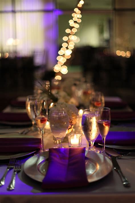 Purple And Black Themed Wedding At Pavilion Grille In Boca Raton Photo