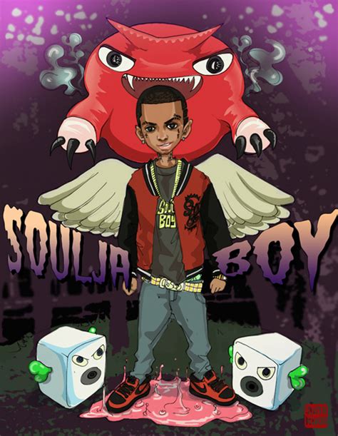 Rapper cartoons wallpapers wallpaper cave. Soulja Boy by MinaKwon on DeviantArt