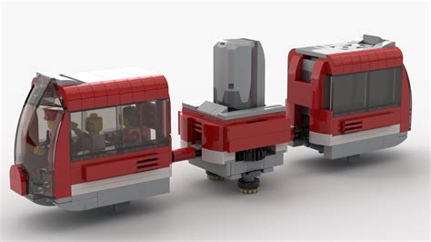 Lego Moc 25928 Roller Coaster Train With Cladding Creator Basic