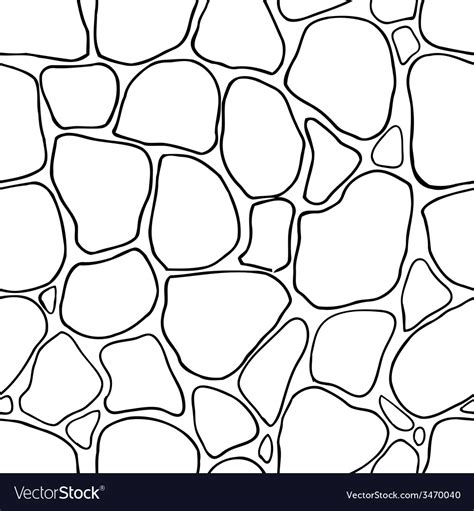 Stones Seamless Pattern Royalty Free Vector Image