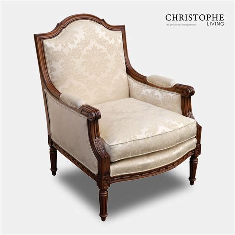 French Armchair In Louis Xvi Style In Timber Christophe Living