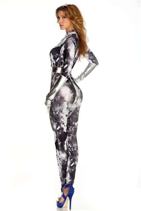 Adult Astonishing Astronaut Woman Bodysuit Costume 59 99 The Costume Land