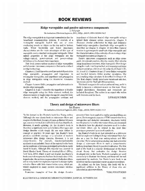 Although a conclusion may review the main points of the paper, do not replicate the abstract as the conclusion. IEEE Xplore: Electronics & Communication Engineering Journal