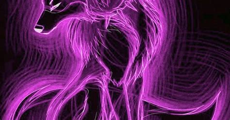 Neon Wolf Neon Pinterest Wolf Purple And Facebook