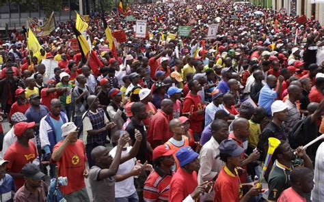 Tens Of Thousands Protest In South Africa
