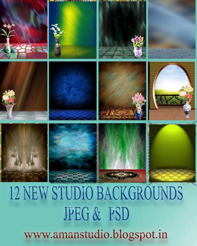 Aman Studio 12 New Studio Backgrounds Psd And Jpeg
