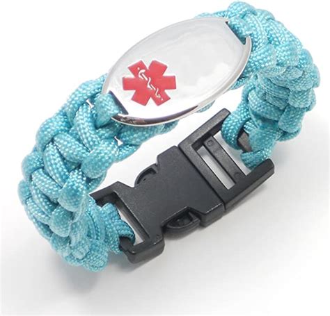 Chic Alert Medical Id Paracord Medical Id Bracelet