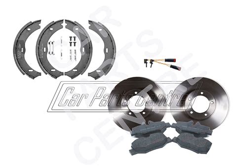 For Mercedes Vito 639 Rear Brake Discs Pads Pad Set Sensors Hand Brake