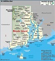 Warwick Rhode Island Karte - Vereinigte Staaten