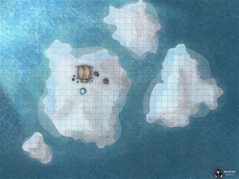 Iceberg ⋆ Angela Maps Battle Maps For Dandd And Other Rpgs
