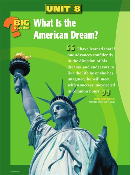 Unit 8 What Is The American Dream