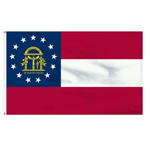Ga Flag Georgia State Flag Ultimate Flags